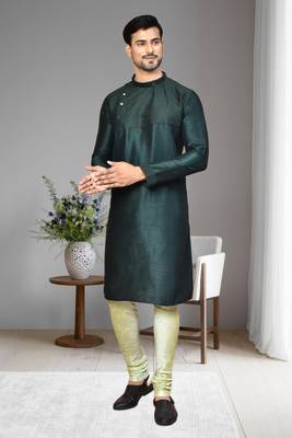 Mens embroidered kurta pyjama 1