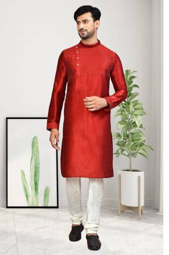 Mens embroidered kurta pyjama