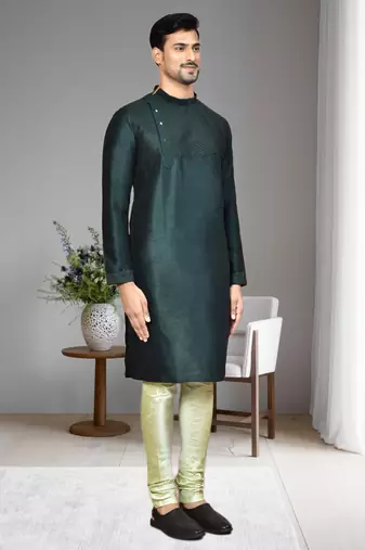 Mens embroidered kurta pyjama