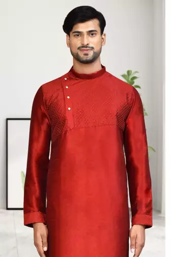 Mens embroidered kurta pyjama