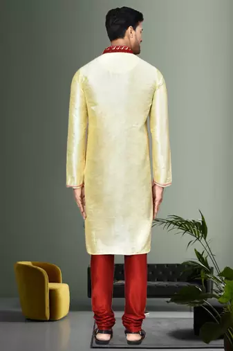 Mens embroidered kurta pyjama