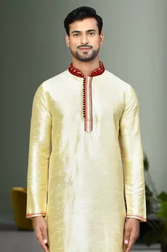 Mens embroidered kurta pyjama