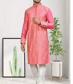 Mens embroidered kurta pyjama
