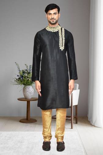 Mens embroidered kurta pyjama