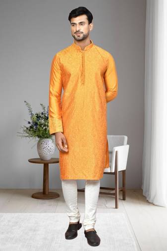 Mens embroidered kurta pyjama