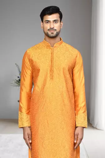 Mens embroidered kurta pyjama