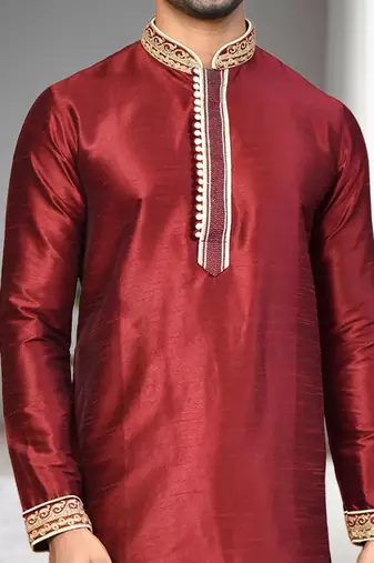 Mens embroidered kurta pyjama