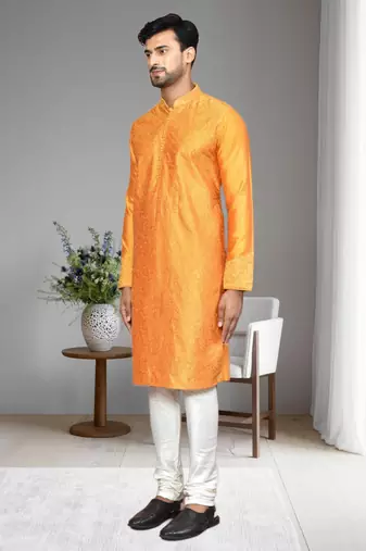 Mens embroidered kurta pyjama