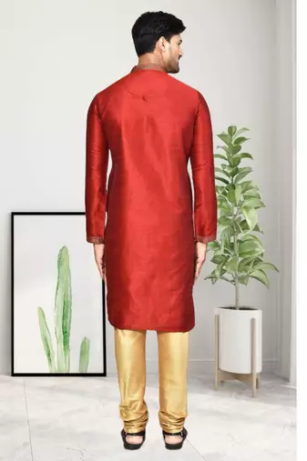 Mens embroidered kurta pyjama