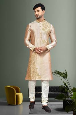 Mens embroidered kurta pyjama 1