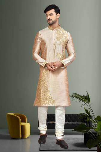 Mens embroidered kurta pyjama