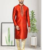 Mens embroidered kurta pyjama