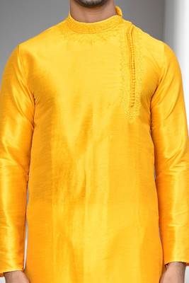 Mens embroidered kurta pyjama 3