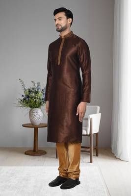 Mens embroidered kurta pyjama 4