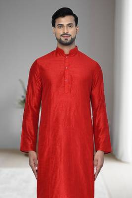 Mens plain kurta pyjama 3