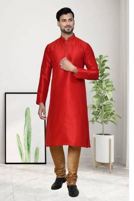 Mens embroidered kurta pyjama 1