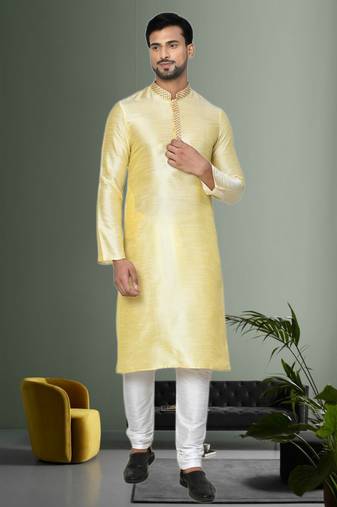 Mens embroidered kurta pyjama