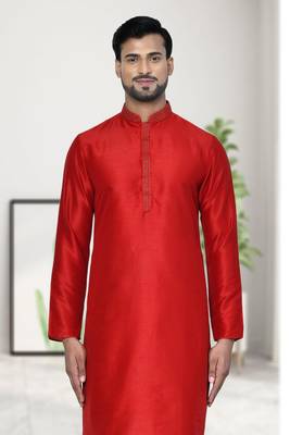 Mens embroidered kurta pyjama 3