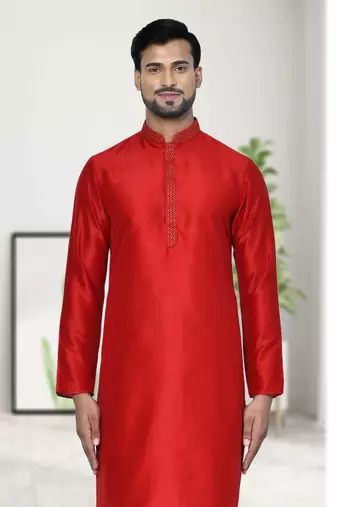 Mens embroidered kurta pyjama