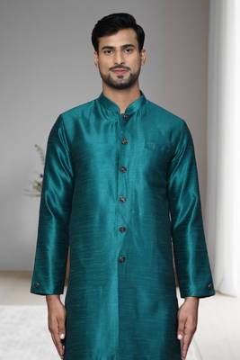 Mens plain kurta pyjama 3
