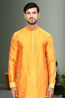 Mens plain kurta pyjama 3