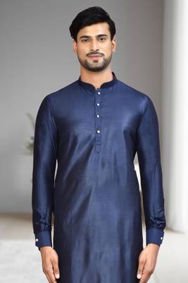 Mens plain kurta pyjama 3