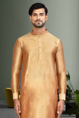 Mens plain kurta pyjama 3