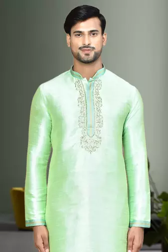 Mens embroidered kurta pyjama