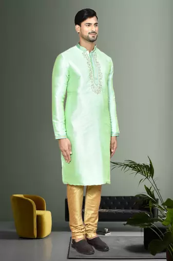 Mens embroidered kurta pyjama