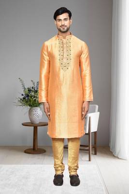 Mens embroidered kurta pyjama 1