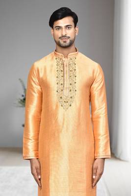 Mens embroidered kurta pyjama 3
