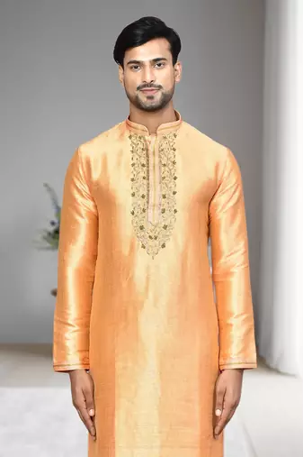Mens embroidered kurta pyjama