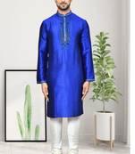Mens embroidered kurta pyjama