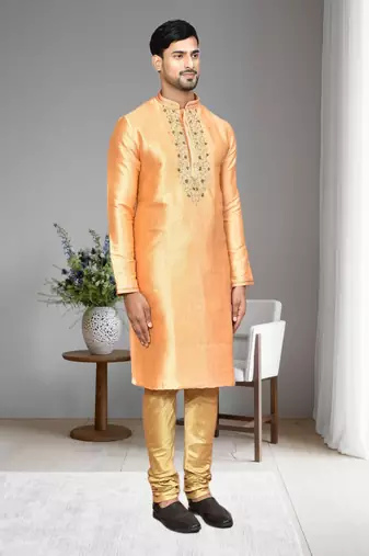 Mens embroidered kurta pyjama