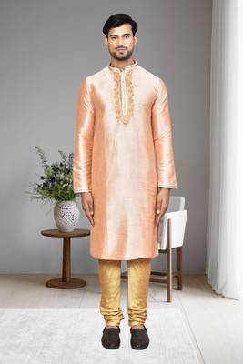 Mens embroidered kurta pyjama 1