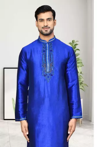 Mens embroidered kurta pyjama