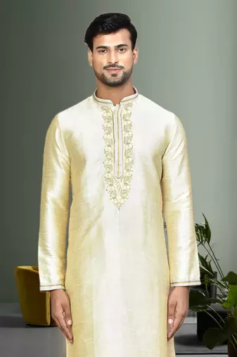Mens embroidered kurta pyjama