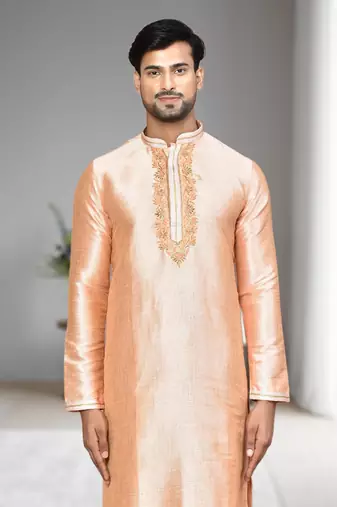 Mens embroidered kurta pyjama