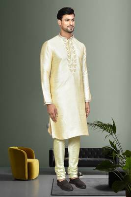 Mens embroidered kurta pyjama 4