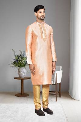 Mens embroidered kurta pyjama 4