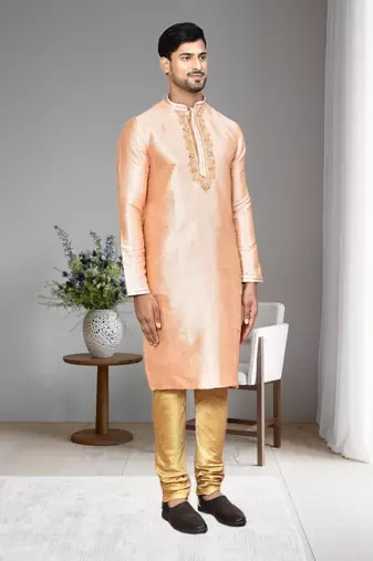 Mens embroidered kurta pyjama