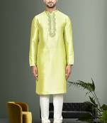 Mens embroidered kurta pyjama