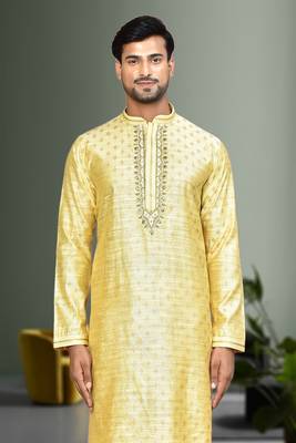 Mens embroidered kurta pyjama 3