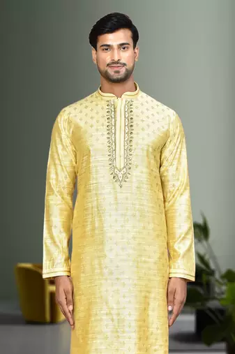 Mens embroidered kurta pyjama