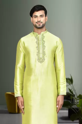 Mens embroidered kurta pyjama