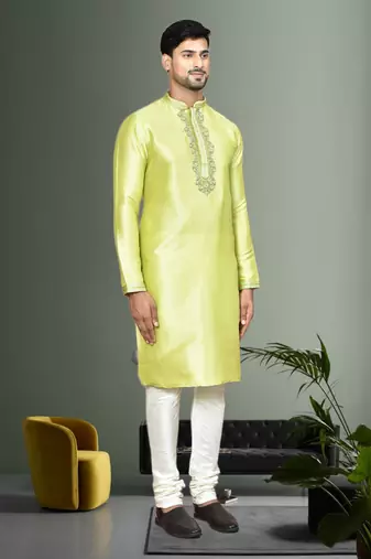 Mens embroidered kurta pyjama