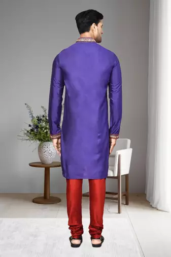 Mens embroidered kurta pyjama