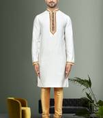 Mens embroidered kurta pyjama