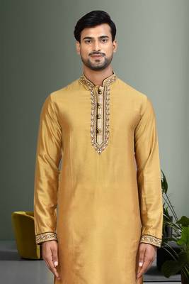 Mens embroidered kurta pyjama 3
