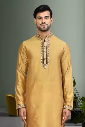 Mens embroidered kurta pyjama